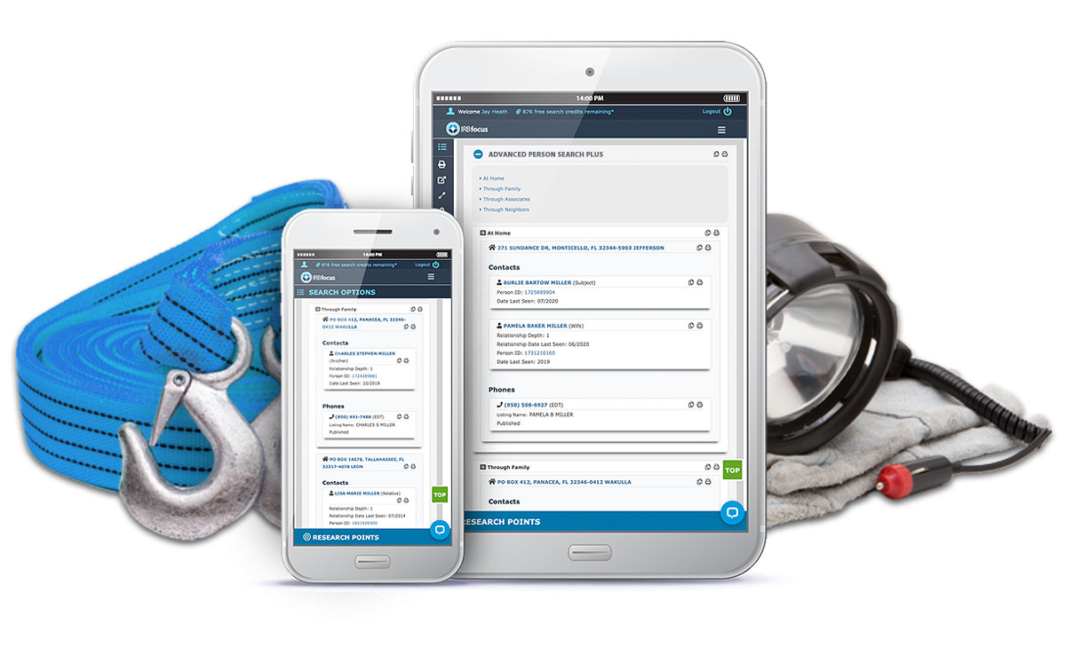 IRBsearch for Repossession Agents