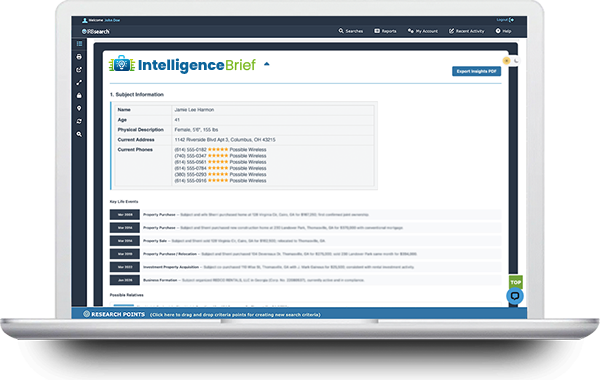 Intelligence Brief Laptop